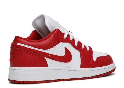 Air Jordan 1 Low Gym Red White Gs Level Up