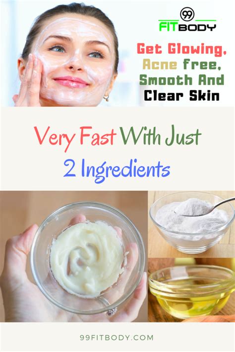 Get Glowing Acne Free Smooth And Clear Skin Very Fast With Just 2