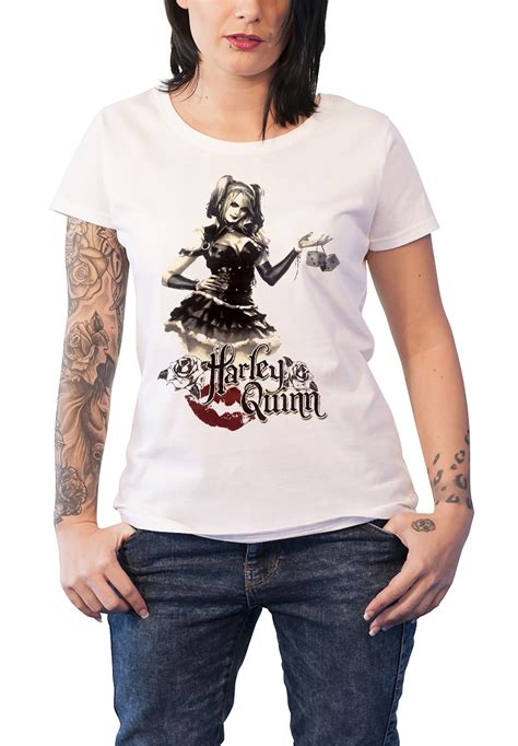 Suicide Squad T Shirt Womens Daddys Lil Monster Harley Quinn Joker
