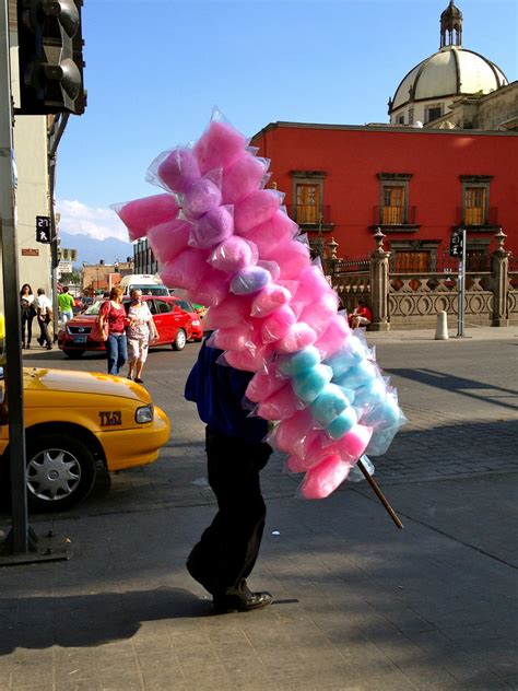 Street Cotton Candy Vendor In Tepic Nayarit Mexico Flickr