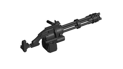 Obj File M134 Minigun 🔫・3d Printer Design To Download・cults