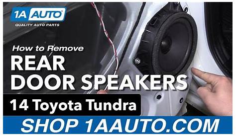 toyota tundra door speaker size