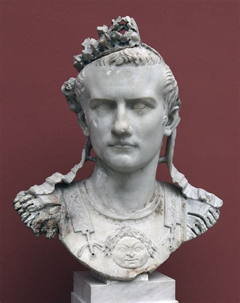 Cuirass Bust Of Caligula Copenhagen New Carlsberg Glyptotek