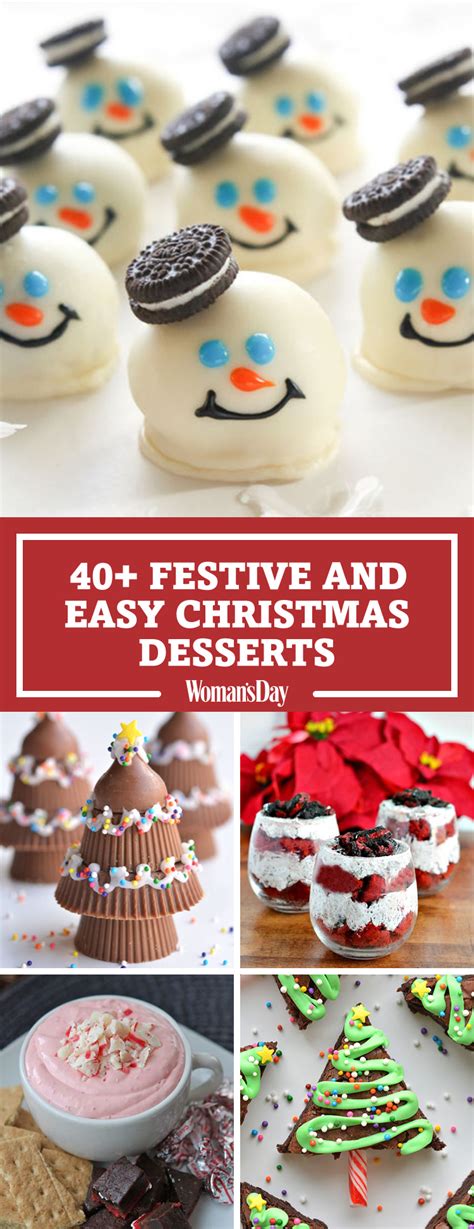 Looking for easy christmas dessert recipes? 57 Easy Christmas Dessert Recipes - Best Ideas for Fun Holiday Sweets