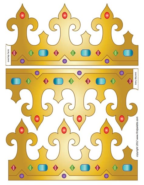 Kings Crown Template For Kids Pdf Template