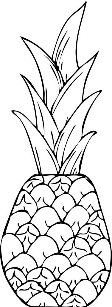 Online coloring pages for kids and parents. Free Printable Pineapple Coloring Pages For Kids