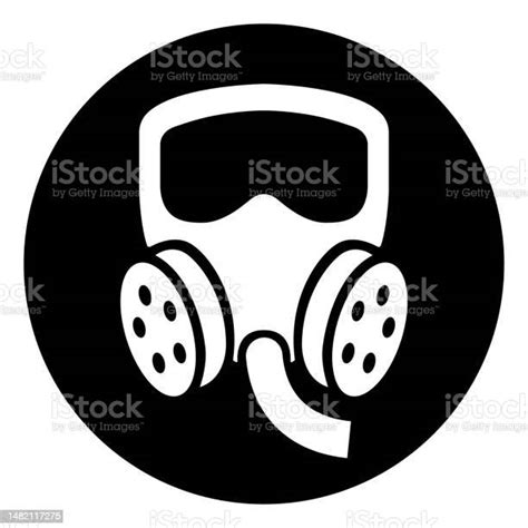 Wear Respiratory Protection Symbol Signvector Illustration Isolated On