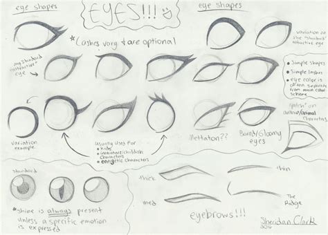 How I Do Eyes And Eyebrows By Sherendipity On Deviantart Eye Drawing