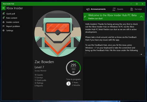 Xbox Insider Hub Comes To Windows 10 In Beta Windows Central