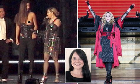 After Madonna Pulls Down Top Of Fan At Brisbane Concert Corrine Barraclough Says We Have To