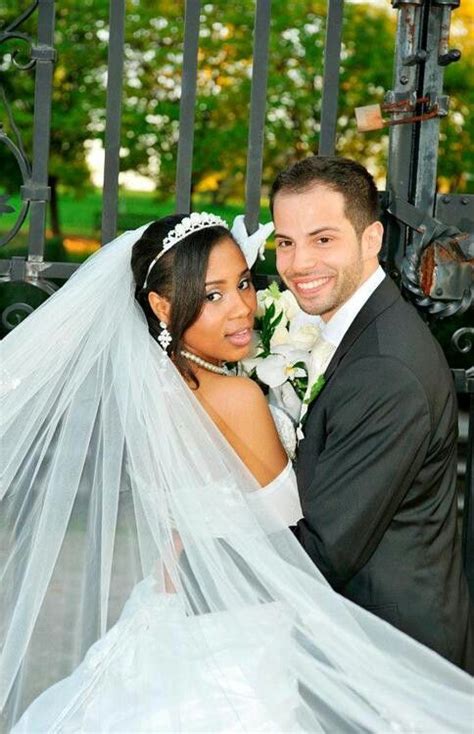 Beautiful Interracial Couple On Their Wedding Day Love Wmbw Bwwm African American Brides