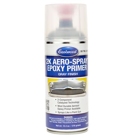 Eastwood Aerosol 2k Epoxy Gray Primer Spray Can Paint Sealer Etch Bare