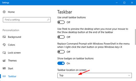 2 Ways To Move Taskbar Location On Screen In Windows 10 Password Recovery