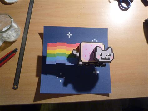 Nyan Cat Papercraft By Mrqqn On Deviantart