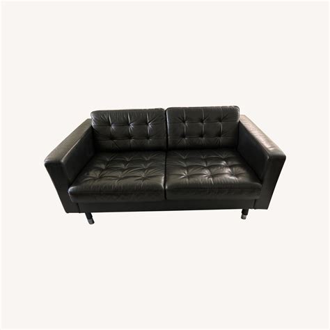 Ikea Morabo Leather 2 Seat Sofa Aptdeco