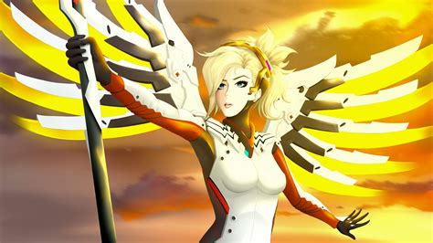 Mercy Overwatch Art 5k Xbox Games Wallpapers Ps Games Wallpapers Pc