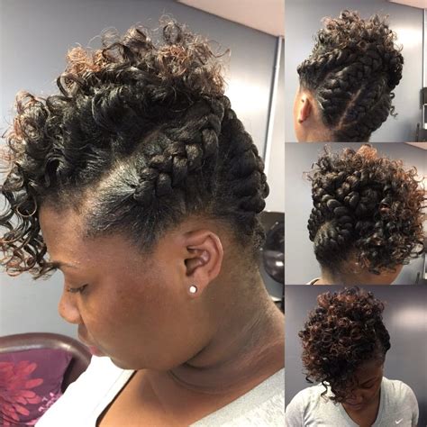 This Is A Nice Updo Medium Natural Hair Styles Natural Hair Twists