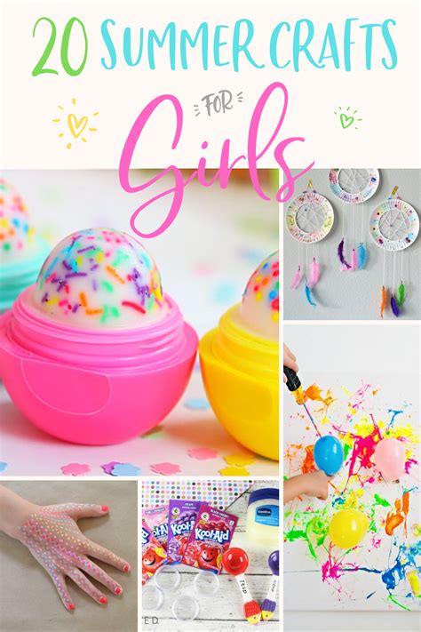 20 Easy Diy Crafts For Girls Summer Crafts Diy Crafts To Do At Home