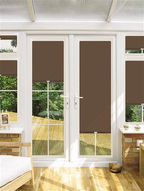 Blackout Blinds For French Doors Indoor Cordless Blackout Roman Shade