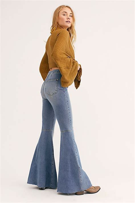 Just Float On Flare Jeans Bottom Clothes Bell Bottom Jeans Outfit