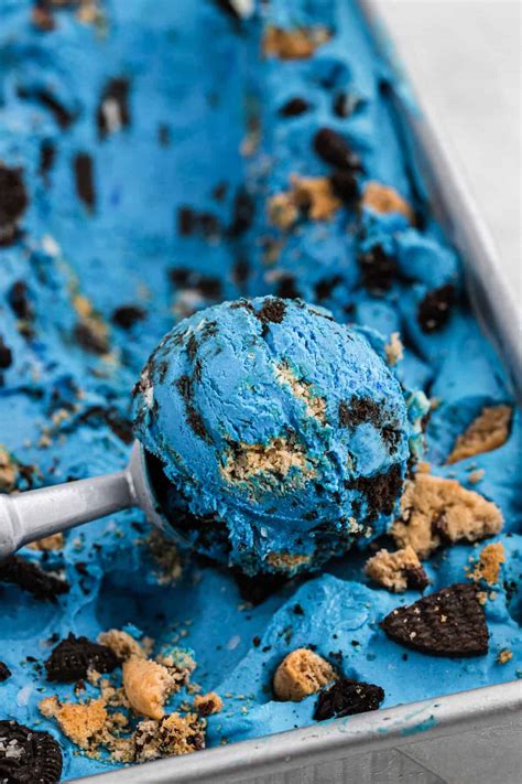 Homemade Cookie Monster Ice Cream The First Year