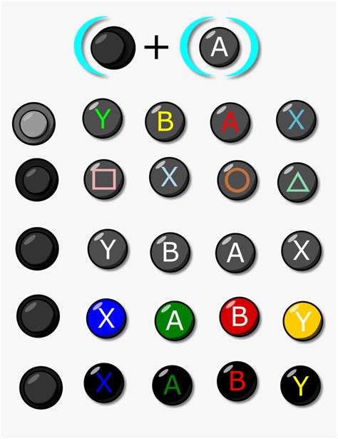 Transparent Xbox Xbox Controller Buttons Png Png Download Kindpng
