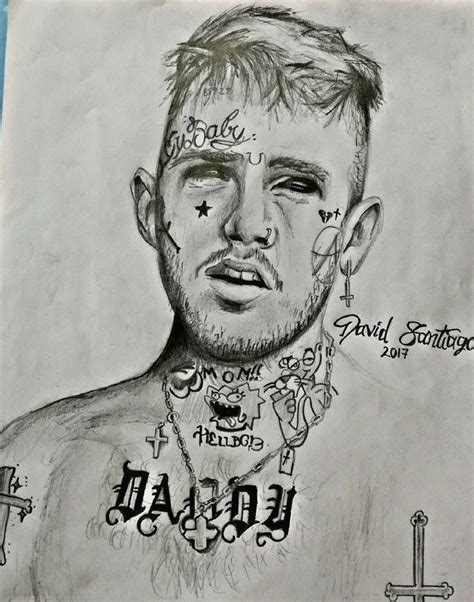 Lil Peep Draw 2017 Rapper Art Badass Drawings Lil Peep Tattoos