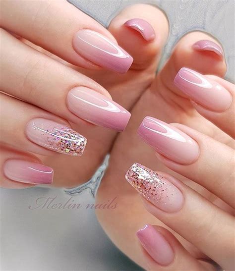 48 Most Beautiful Nail Designs To Inspire You Ombre Dusty Pink Pink Ombre Nails Pink Nails