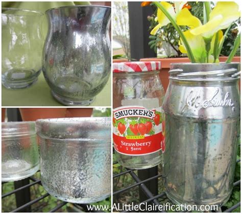 How To Make Diy Mercury Glass Easy Step By Step Tutorial Mercury Glass Diy Mercury Glass