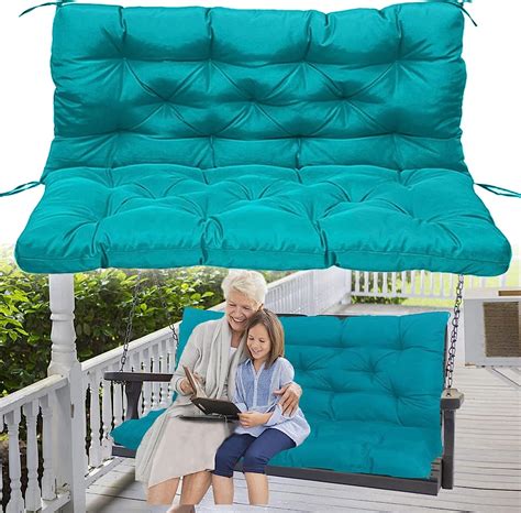 Outdoor Swing Replacement Seat Cushions Pad 3 Seater