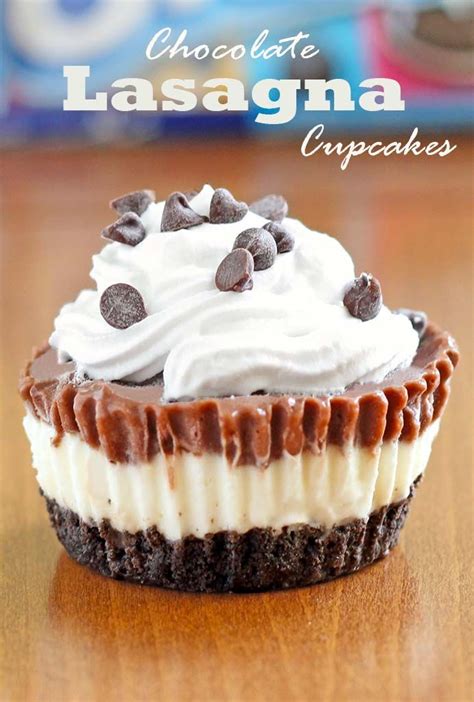 Allow the dessert to rest for about 5 minutes so that the pudding can firm up. Chocolate Lasagna Cupcakes | Recipe | Chocolate lasagna ...