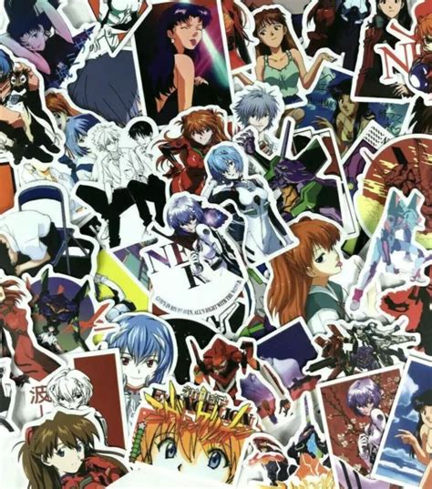 50pc Neon Genesis Evangelion Anime Notebook Laptop Ps4 Xbox Sticker
