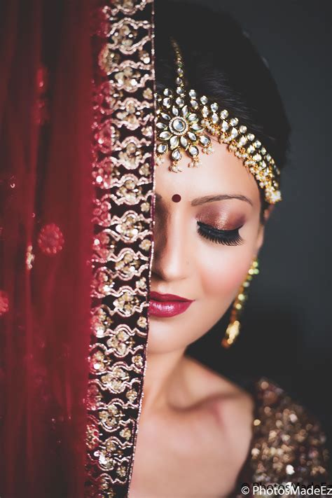 Swara And Deep S Wedding At Rose Garden Gujarati Bride S Portrait Along With Makeup Artist Ani