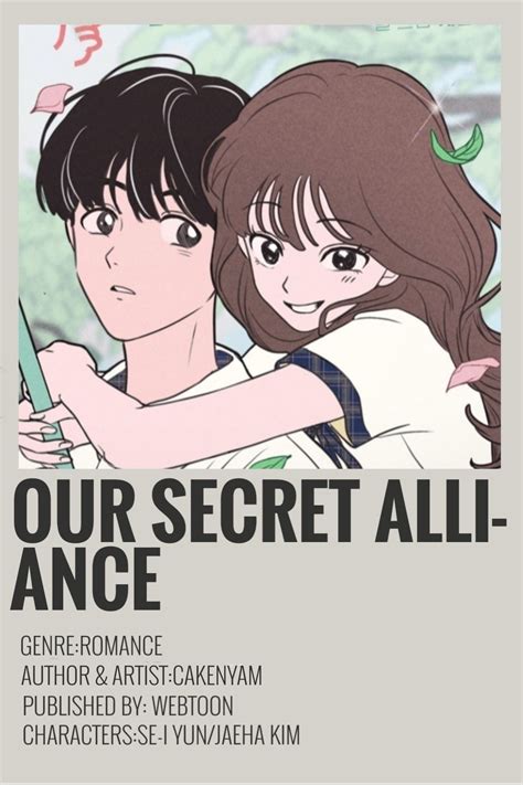 Our Secret Alliance Webtoon Manga Books Romantic Manga Webtoon