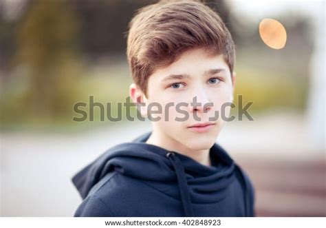 Handsome Teenage Boy 1416 Year Old Stock Photo Edit Now 402848923