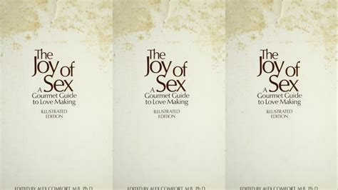 Revisiting The Joy Of Sex