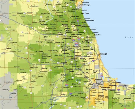 30 Chicago Zip Codes Map Maps Database Source Images And Photos Finder