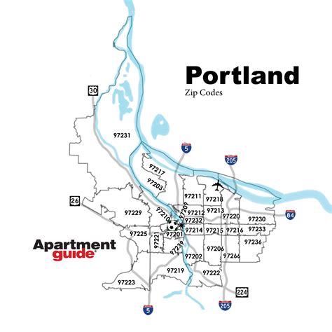 Downtown Portland Zip Code Map