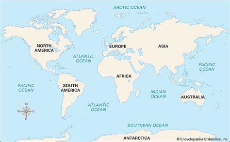 Oceans Of The World For Kids