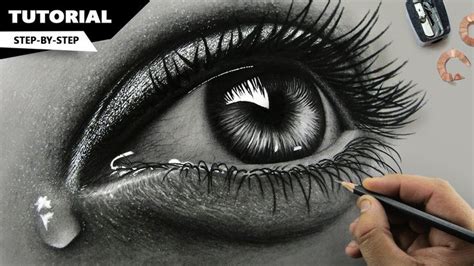 How To Draw Hyper Realistic Eyes Step By Step Youtube Realistic