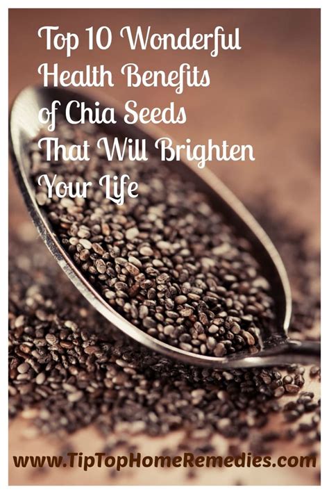 Top 10 Wonderful Health Benefits Of Chia Seeds That Will Brighten Your