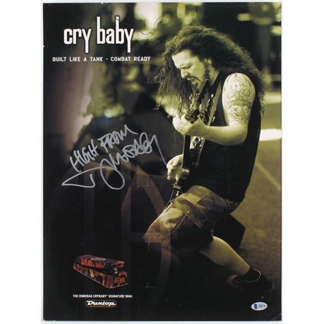 Dimebag Darrell Signed 15x20 Poster Inscribed High From Beckett Loa Pristine Auction