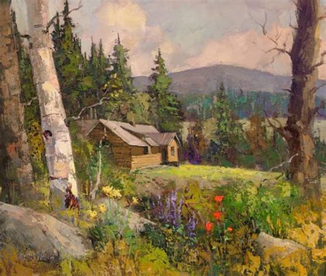 Beautiful Landscape Oil Paintings By Sean Wallis ~ Easy Arts And Crafts