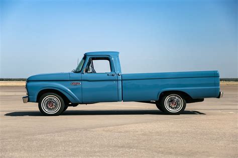 1966 Ford F100 81045 Miles Marlin Blue Truck 352 V8 3 Speed Manual