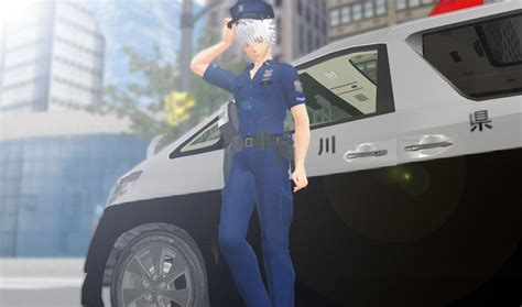 Mmd Gintama Police Lieutenant Gintoki By Djlordsuzaku2 On Deviantart