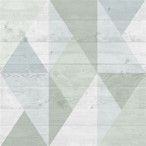 Superfresco Easy Narvik Green & Grey Geometric Block Wallpaper - B&Q