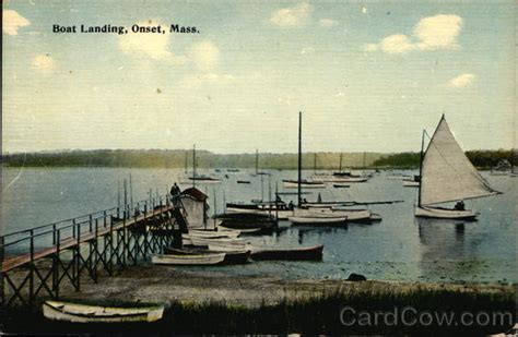 Boat Landing Onset Ma Postcard