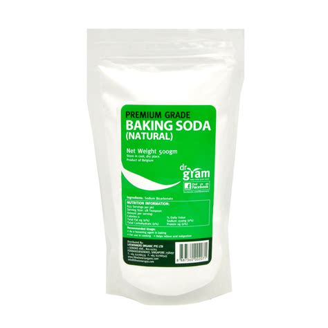 Dr Gram Natural Baking Soda 500gm Lifewinners Organic And Fine Foods