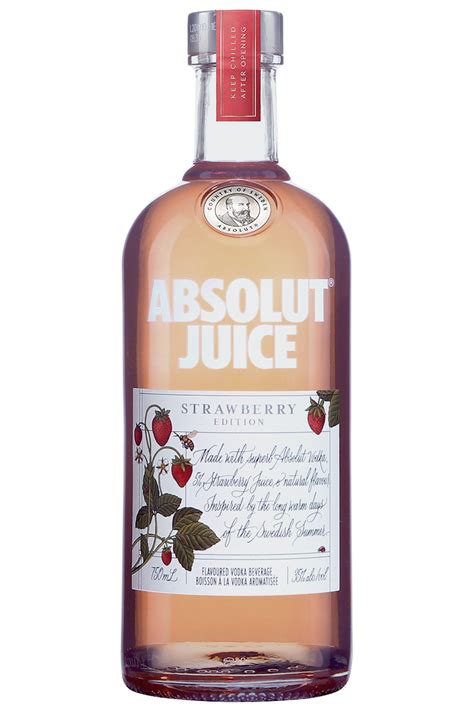 Absolut Juice Strawberry Edition Fiche Produit Saqcom