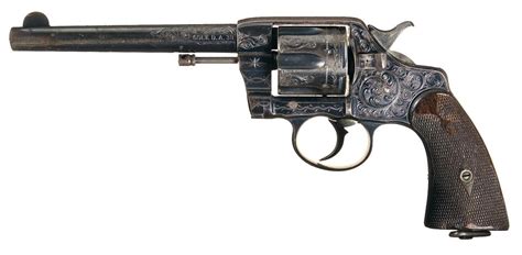 Factory Engraved Colt New Army New Navy Double Action